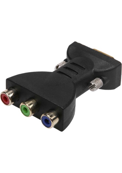 Silhouette 3rca Rgb Dişi - Hd 15-Pin VGA Stili Komponent Video Jak Adaptörü Dönüştürücü (Yurt Dışından)