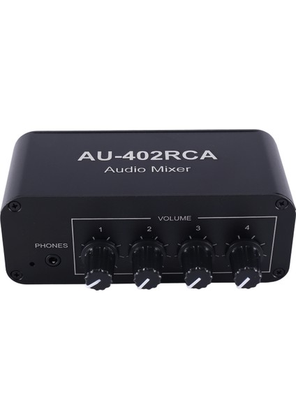 Silhouette Çok Kaynaklı Rca Mikser Stereo Ses Reverberator 4 Giriş 2 Çıkış Ses Anahtarı Değiştirici Sürücü Kulaklık Ses Kontrolü (Yurt Dışından)