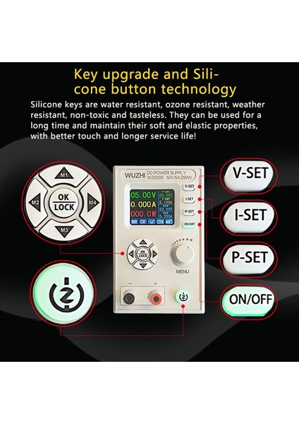 WZ5005 Güç Modülü Ayarlanabilir Düzenlenmiş Laboratuvar Değişken Güç Kaynağı Iletişimi (Yurt Dışından)