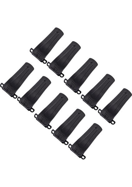 Silhouette 10 Adet Kelepçeler Orijinal 888S Kemer KLIPSI-666S-888S Uv-B5 B6 6r H-777 Radyo Walkie Talkie Aksesuarları (Yurt Dışından)
