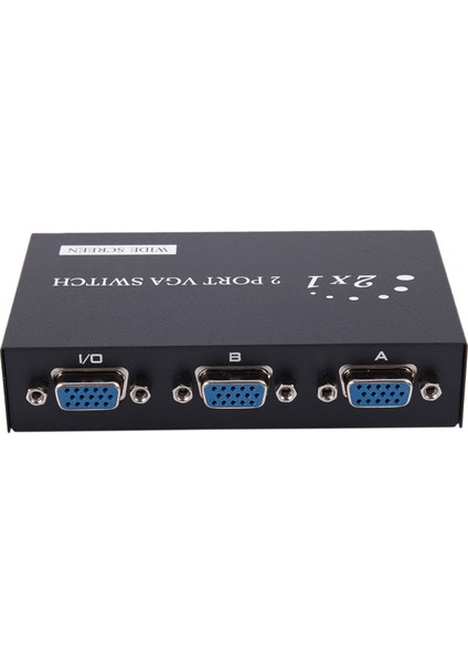 Silhouette 1920X1440 VGA Anahtarı 2-In-1-Out 2 Port Paylaşım Anahtarı Switcher Splitter Kutusu Bilgisayar Klavye Fare Monitör Adaptörü (Yurt Dışından)