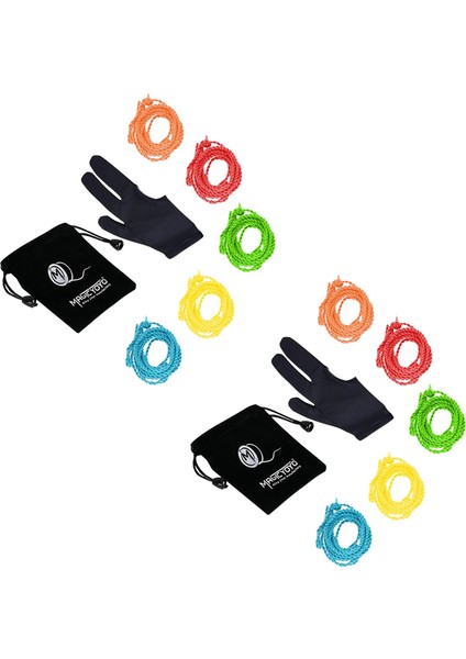 Silhouette Profesyonel 10 Adet Yoyo Telleri (Rastgele Renk), Yoyo Eldiveni, Yoyo Çantası (Yurt Dışından)