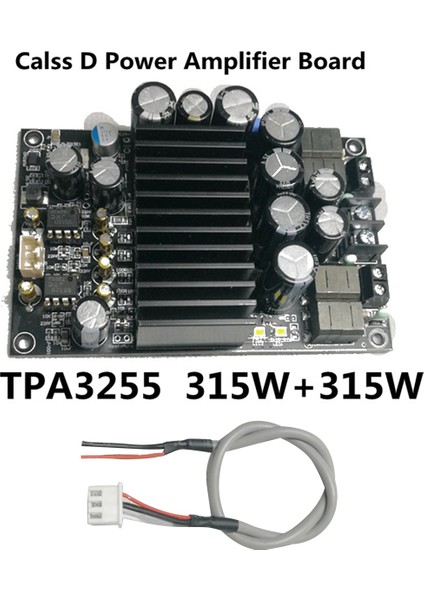 Silhouette TPA3255 Ateş Seviyesi Hıfı Dijital Amplifikatör Kurulu 300W + 300W Yüksek Güç 2.0 Kanal Stereo D Sınıfı Ses Amplifikatörü Kurulu (Yurt Dışından)