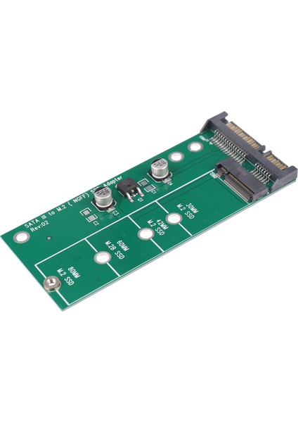 Silhouette Ngff (M2) Ssd'den 2,5 Inç Sata Adaptörüne M.2 Ngff Ssd'den Sata3'e Dönüştürme Kartı 30/42/60/80MM M.2 SSD Sabit Disk (Yurt Dışından)