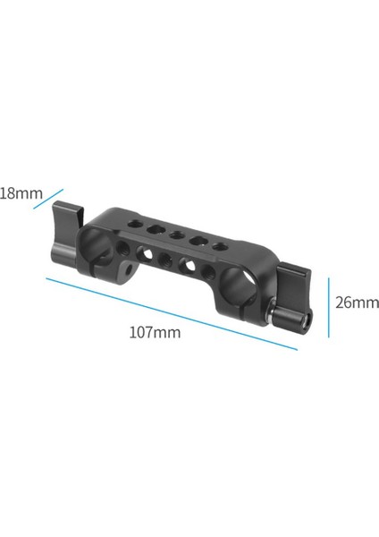 Silhouette Takip Odak Için Dslr Kamera Için 1/4 Vida Delikli Çift 15MM Çubuk Kelepçe Ray Bloğu Çubuk Omuz Desteği, A (Yurt Dışından) fırsatları