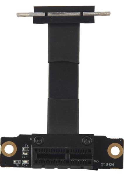 Silhouette Pcıe X1 Yükseltici Kablo Çift 90 Derece Sağ Açı Pcıe 3.0 X1 - X1 Uzatma Kablosu 8 Gbps Pcı Express 1x Yükseltici Kart 5 cm (Yurt Dışından)