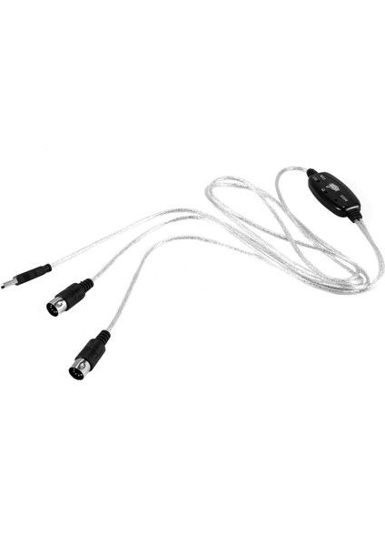 Silhouette USB In-Out Mıdı Kablo Dönüştürücü Pc'den Müzik Klavyesi Adaptör Kablosuna (Yurt Dışından)