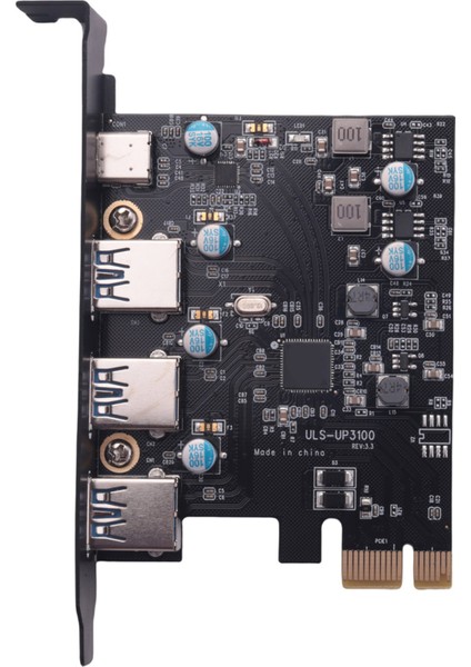 Silhouette Pcı-E - Usb3.0+Tip C Genişletme Kartı (Pcıe Kartı)Windows Ox Için Süper Hızlı USB 3.0 Pcı Genişletme Kartı ile 3 Bağlantı Noktası (Yurt Dışından)