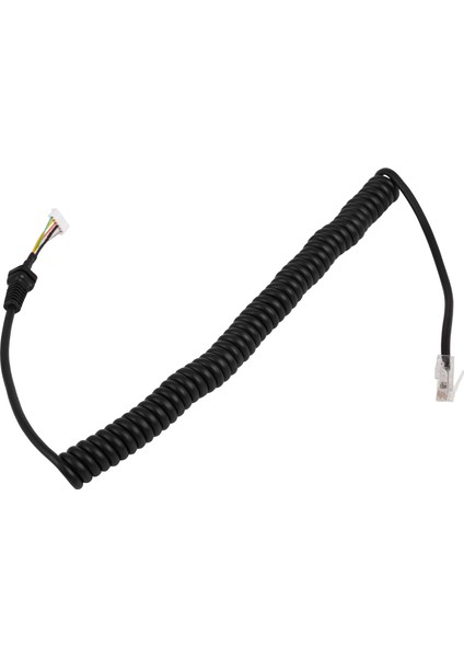 Silhouette Araba El Hoparlör Mikrofon Yedek Mikrofon Kabloları Kablosu Tel -48A6 Araba Radyo Talkie Walkie Telefon Bahar Hattı (Yurt Dışından)