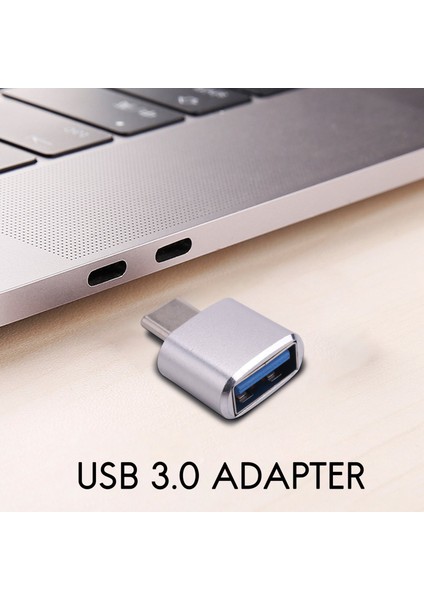 Silhouette USB C - USB Adaptörü 2 Paket Tip C - USB 3.0 Adaptörü Galaxy S9/s8/not 8 Tip C Cihazlar Için Otg'yi Destekleyen USB Adaptörü (Gümüş) (Yurt Dışından)
