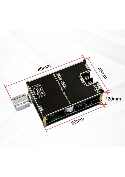 Silhouette Mono 100W Bluetooth Ses Amplifikatörü Kartı, Tws Kutusu Fonksiyonu ile TPA3116D2 Bt5.1 Stereo Ses Modülü DC7-24V -1001B (Yurt Dışından)
