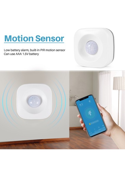 Silhouette Akıllı Zigbee Pır Hareket Sensörü Desteği Tuya Akıllı Yaşam App 2nd Plus Için Ifttt Tuya Platform Hub ile Çalışmak (Yurt Dışından)