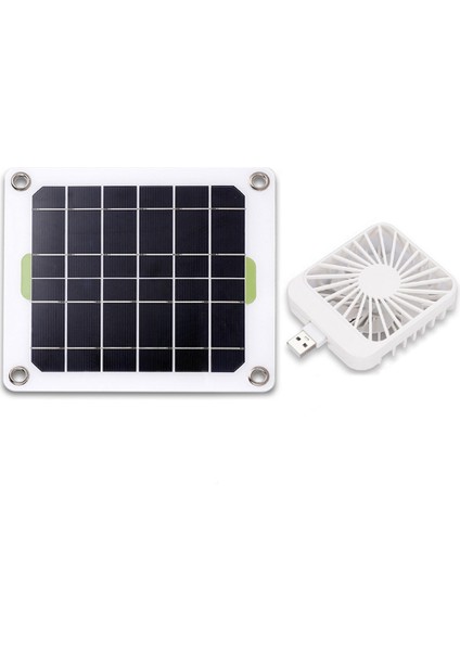 Silhouette 10W USB Monokristal Silikon Güneş Arabası Egzoz Fanı Havalandırma Tavuk Kafesi Köpek Evi Depolama Odası Tuvalet Egzoz Fanı (Yurt Dışından) modelleri