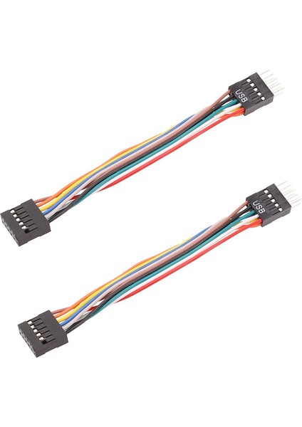 Silhouette Adaptör Kablosu Için 2 Adet 12P Anakarttan Sıradan Şasi Adaptör Kablosuna 11 Delikli 9-Pin (Yurt Dışından)