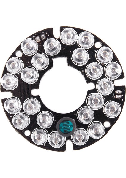Silhouette Cctv Kamera 10MIL 90 Derece Kırmızı 5mm 24 LED Ampul Ir Kızılötesi Lamba Kartı (Yurt Dışından) fiyatları