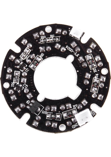 Silhouette Cctv Kamera 10MIL 90 Derece Kırmızı 5mm 24 LED Ampul Ir Kızılötesi Lamba Kartı (Yurt Dışından) modelleri