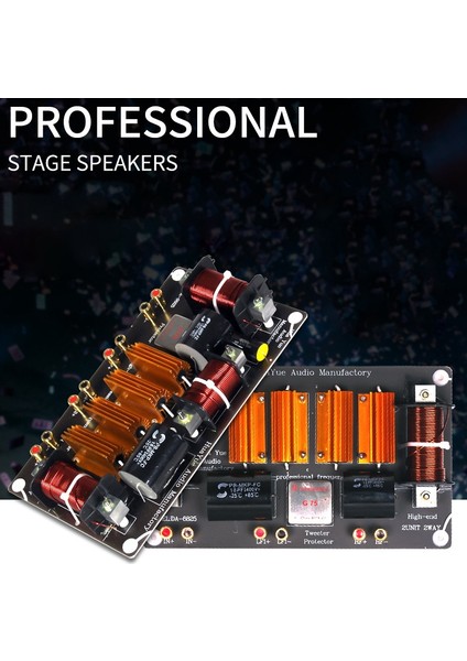 Silhouette 1500W Yüksek Güçlü Hoparlör Geçişi 3 Yollu Yüksek-Düşük 8 Ohm Hoparlör Için Frekans Bölücü, Geçiş Noktası 1600/2800Hz (Yurt Dışından) fırsatları