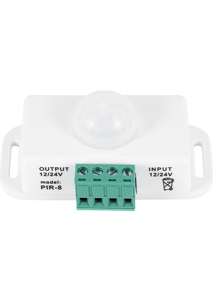 Silhouette Dc 12V 24V Pır Hareket Sensörü Fonksiyon Kontrol LED Anahtarı Gövde Kızılötesi Anahtar Hareket Zamanlayıcı Beyaz LED Şeritler Için (Yurt Dışından)