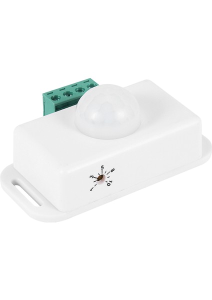 Silhouette Dc 12V 24V Pır Hareket Sensörü Fonksiyon Kontrol LED Anahtarı Gövde Kızılötesi Anahtar Hareket Zamanlayıcı Beyaz LED Şeritler Için (Yurt Dışından)