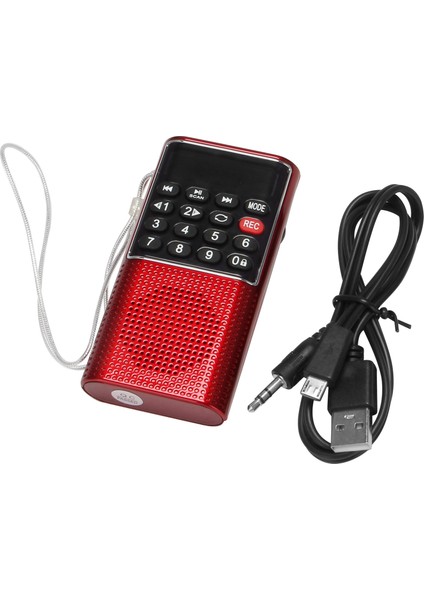 Silhouette L-328 Mini Taşınabilir Cep Fm Otomatik Tarama Radyo Müzik Ses Mp3 Çalar Ses Kaydedici ile Açık Küçük Hoparlör (Yurt Dışından)