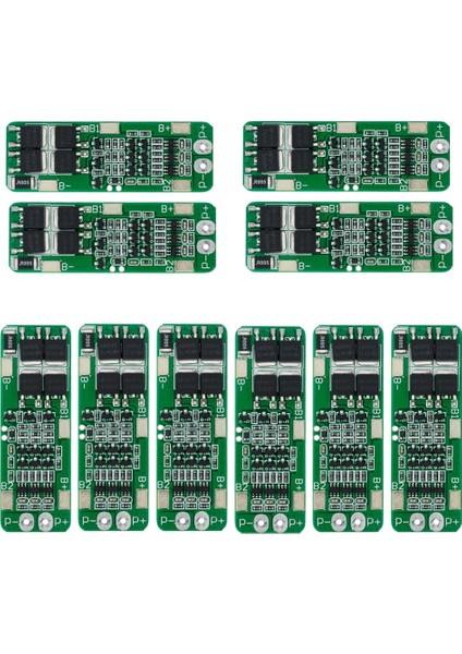 Silhouette 10 Adet 3s 20A Li-Ion Lityum Pil 18650 Şarj Cihazı Pcb Bms Koruma Levhası Matkap Motoru Için 12.6V Li-Ion Hücre Modülü Dıy (Yurt Dışından)