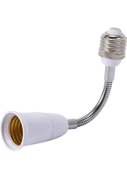 Silhouette LED Ampul Lamba Tutucu Dönüştürücüler Adaptörü Esnek E27 To E27 20 cm Uzunluk Esnek Uzatın Soket Taban Tipi Uzatma (Yurt Dışından) fiyatları