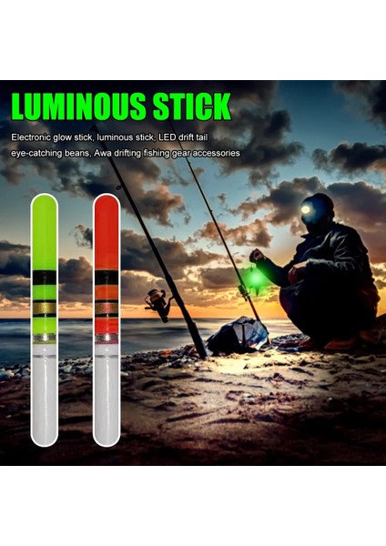 Yeşil Stil Işık Çubukları Yeşil Kırmızı Pille Çalışan Gece Balıkçılığı ile Çalışma LED Işık Çubukları W Pil Elektronik Işıklı Şamandıra Takımı (Yurt Dışından) fırsatları