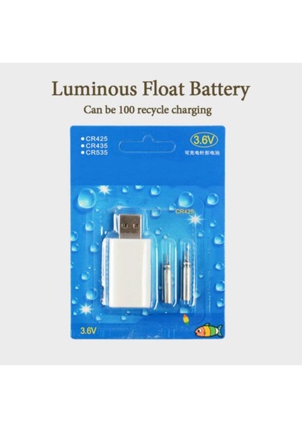 C Stili Balıkçılık Şamandıra Şarj Edilebilir Pil CR425 Elektronik Şamandıralar Piller Için USB Şarj Gece Balıkçılık Aksesuarları Sıcak Satmak (Yurt Dışından) modelleri