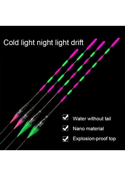 A7 Stili Gündüz Gece Balık Tutma Şamandırası Su Geçirmez Soğuk Işık Elektronik Şamandıralar Aydınlık Şamandıra Açık Balık Temini (Yurt Dışından) fırsatları