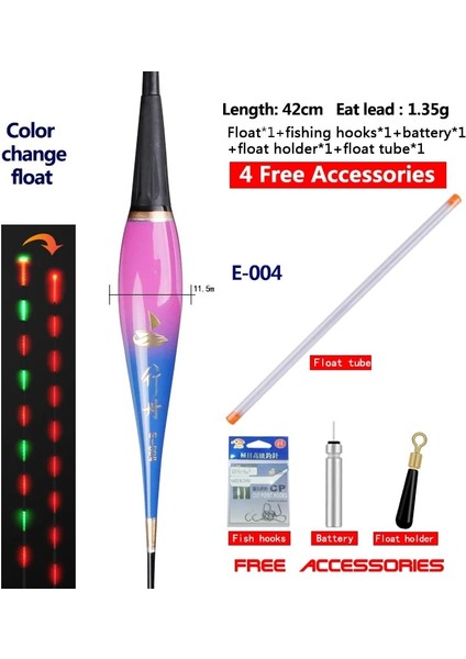 E-007 1 Parça Tarzı 1 Adet Kompozit Nano Balıkçılık Şamandıra + 1 Cr Şamandıra Tüpü + 1 Çanta Kanca + 1 Şamandıra Koltuk Renk Değiştirilebilir Şamandıra Duyarlı Kararlı Bobber Aracı (Yurt Dışından) fiyatları
