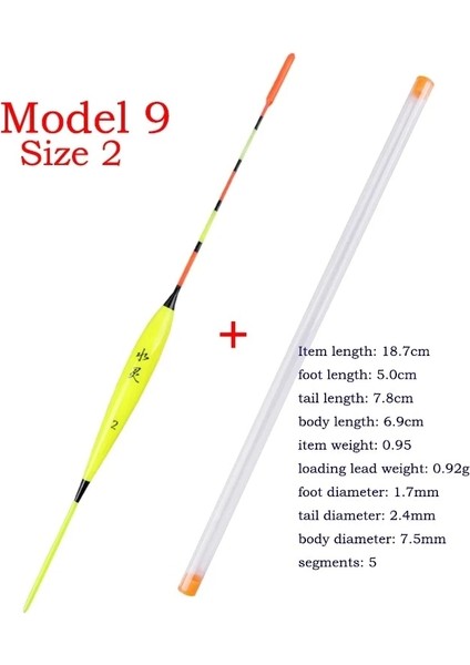 Model4 Size3 1 Parça Stili 1 Parça Tatlı Su Balıkçılık Şamandıra + 1 Parça Hediye Tüpü Sığ Su Balsa Bobber Crucian Şamandıra Balıkçılık Takımları Araçları Aksesuarları (Yurt Dışından)