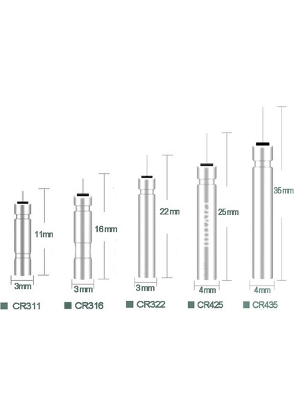 Tlg Shop Sarı Stil 2pcslot CR425 CR322 CR435 CR311 CR316 Tek Kullanımlık Piller Balıkçılık Şamandıraları LED Elektrikli Işıklı Şamandıralar Bobber 3V Ells (Yurt Dışından)