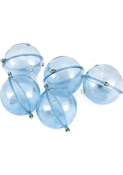 40MM 5 Adet Stil Et Balıkçılık Şamandırası Abs Plastik Toplar Yuvarlak Nehir Su Kabarcıkları Şamandıralar Deniz Olta Takımı Hava Kilidi Bobbers Şeffaf Şamandıra (Yurt Dışından)