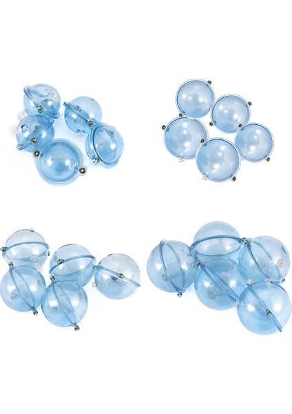 40MM 5 Adet Stil Et Balıkçılık Şamandırası Abs Plastik Toplar Yuvarlak Nehir Su Kabarcıkları Şamandıralar Deniz Olta Takımı Hava Kilidi Bobbers Şeffaf Şamandıra (Yurt Dışından) fırsatları