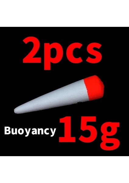 2 Adet 15G Yüzdürme Tarzı Bimoo Eva Köpük Inline Bobber Şamandıra 15G 20G 30G Yüzdürme Tuzlu Su Catfke Canlı Yem Balıkçılık Şamandıra Rig Aksesuarları (Yurt Dışından)