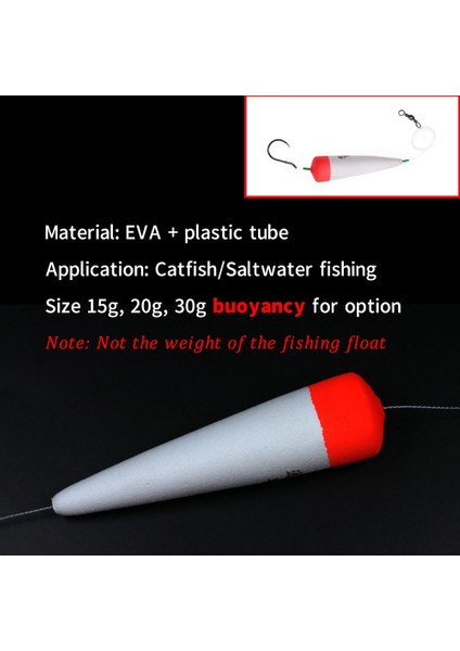 2 Adet 15G Yüzdürme Tarzı Bimoo Eva Köpük Inline Bobber Şamandıra 15G 20G 30G Yüzdürme Tuzlu Su Catfke Canlı Yem Balıkçılık Şamandıra Rig Aksesuarları (Yurt Dışından) fiyatları