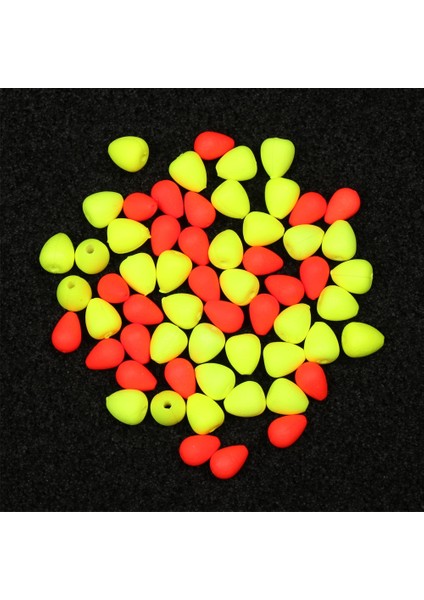 50 Adet-Sarı Tarzı Adet Hassas Görülebilir Fasulye Kırmızısarı Şamandıra Kuyruk Göz Alıcı Balık Tutma Hareketli Şamandıra Balıkçılık Sinyal Gönderici Fasulye (Yurt Dışından) fiyatları