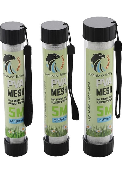 5MX18MM Stili 5m Pva Balıkçılık Mesh Çözünür Dar Balıkçılık Ağı Suda Çözünür Örgü Dolum Piston Yemi Çanta Balık Ağı (Yurt Dışından)