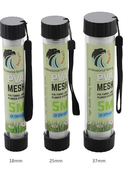5MX18MM Stili 5m Pva Balıkçılık Mesh Çözünür Dar Balıkçılık Ağı Suda Çözünür Örgü Dolum Piston Yemi Çanta Balık Ağı (Yurt Dışından)