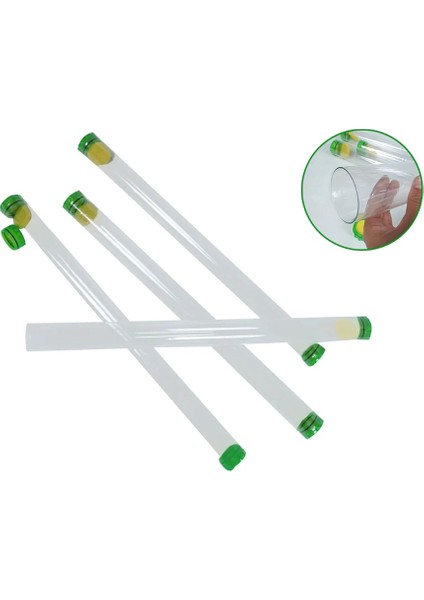 4.5X50CM Stili Balıkçılık Şamandıra Tüpü cm Şeffaf Kalın Bobbers Plastik Şamandıra Balsa Şamandıra Koruyucu Depolama Uç Kapakları Olta Takımları (Yurt Dışından)