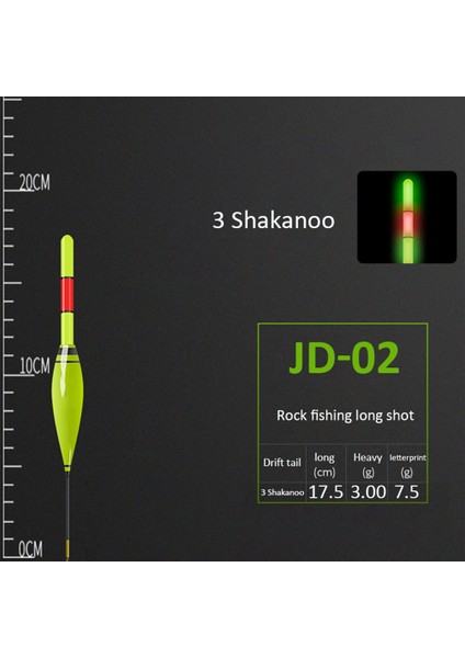 No.2 Tarzı Elektrikli Balıkçılık Şamandıraları LED Işık Aydınlık Elektronik Derin Suda Şamandıra Şamandıra Olta Takımı Bobber Olta Takımı (Yurt Dışından)