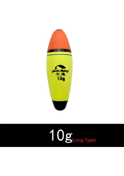 Uzun Tip - 10G Tarzı Yüksek Li Yüzdürme Plastik Longoval Balıkçılık Şamandıra Bobber Eva Köpük Topu Boia (Yurt Dışından)