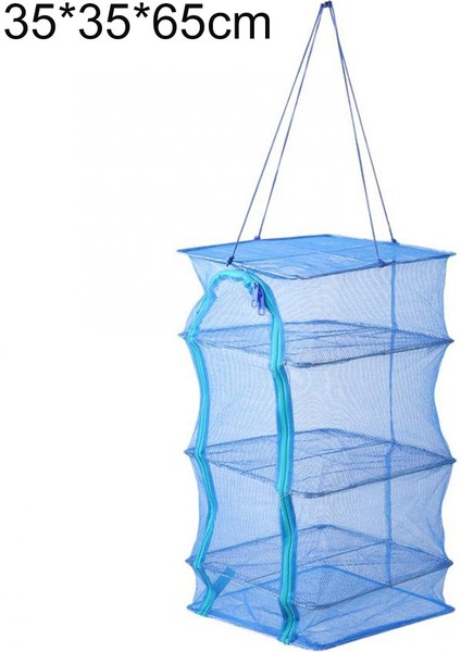 35X35X65CM Tarzı Katlanabilir 4 Katlı Kurutma Ağı Balık Ağı Kurutma Rafı Asılı Sebze Balık Yemekleri Kurutma Ağı 35 x 35 x 65CM Pe Askı Balık Ağı (Yurt Dışından) fiyatları