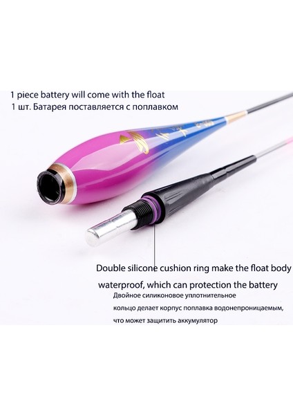 E-008 1 Parça Tarzı 1 Adet Kompozit Nano Balıkçılık Şamandıra + 1 Cr Şamandıra Tüpü + 1 Çanta Kanca + 1 Şamandıra Koltuk Renk Değiştirilebilir Şamandıra Duyarlı Kararlı Bobber Aracı (Yurt Dışından) fırsatları