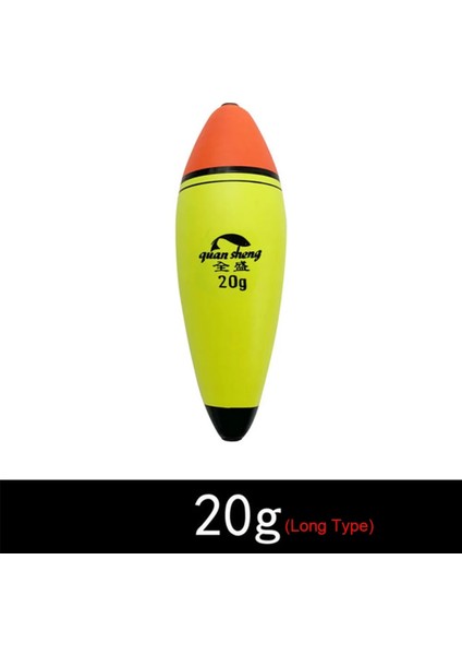 Uzun Tip - 20G Tarzı Yüksek Li Yüzdürme Plastik Longoval Balıkçılık Şamandıra Bobber Eva Köpük Topu Boia (Yurt Dışından)