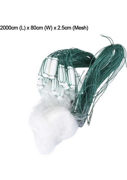 20M Tarzı Gle Katmanlı Monofilament Balık Ağı Balık Gillnet Açık Hobiler Için Şamandıra Tuzağı ile Balıkçı Balıkçılık Aksesuarları (Yurt Dışından) fiyatları