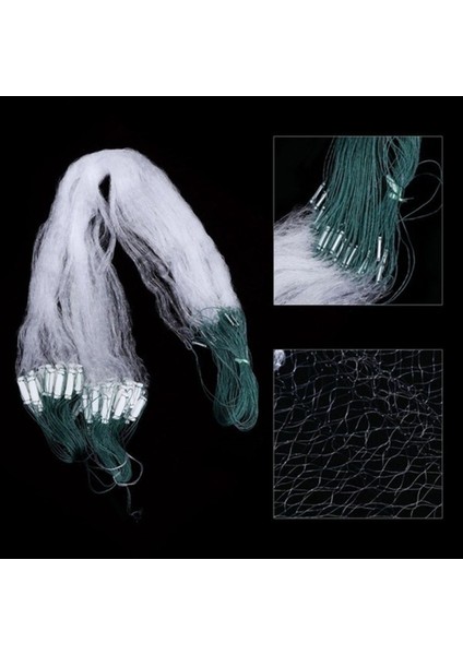 8m Tarzı Tek Katmanlı Monofilament Balık Ağı Balık Gillnet Açık Hobiler Için Şamandıra Tuzağı ile Balıkçı Balıkçılık Aksesuarları (Yurt Dışından) fırsatları