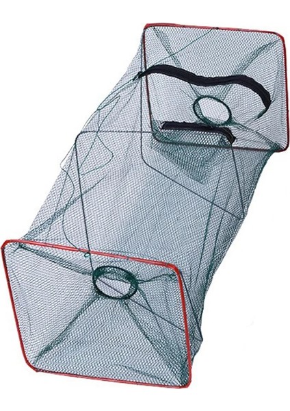 S Kenarlı Stil Balık Tuzağı Net Olta Takımı Yengeç Karides Karides Kerevit Istakoz Crawdad Katlanabilir Yürüyüşe Uygun Kamp Turizm Doldurulabilir (Yurt Dışından)