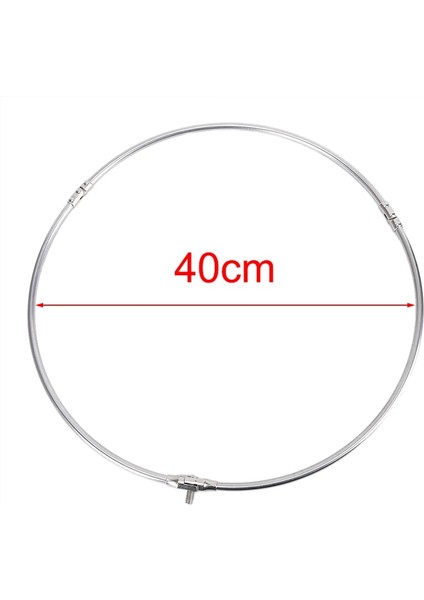 No.40 Tarzı Sıcak cm Boyutları Balık Ağı Başlığı Paslanmaz Çelik Balıkçılık Katlanır Ağ Brail Başlığı Yuvarlak Dipnet Takımı Aksesuarı (Yurt Dışından)