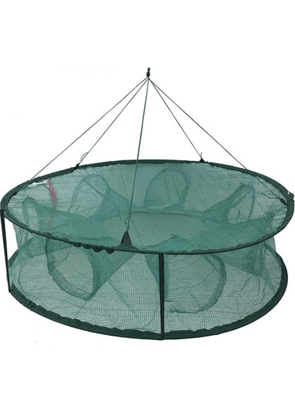 6 Delik Stili Otomatik Balık Ağı Tuzak Kafesi Yengeç Kerevit Istakoz AUG889 Için Yuvarlak Şekil Açma (Yurt Dışından) modelleri